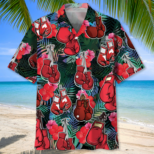 Boxing Tropical Hawaiian Shirt HO3218