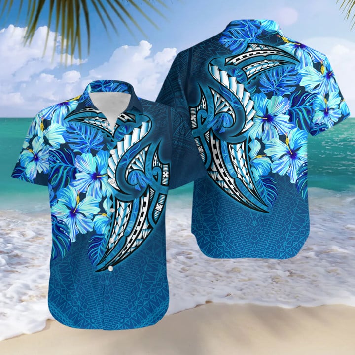 Amazing Polynesian Hibiscus Hawaii Shirt, Hawaii Shirts Mens, Beach Shirts For Men, Gender-neutral Adult Clothing HO3627