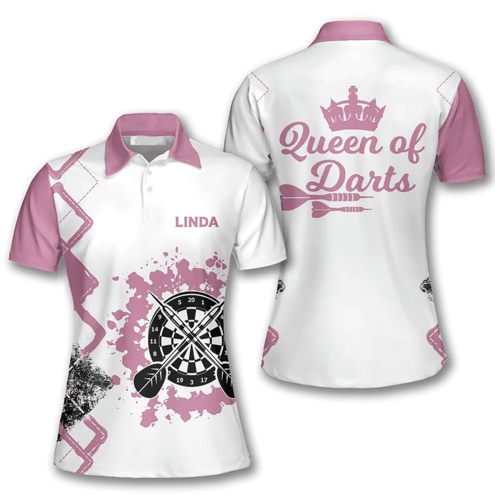 Lasfour Queen of Darts Personalized Name 3D Shirt DMA0333