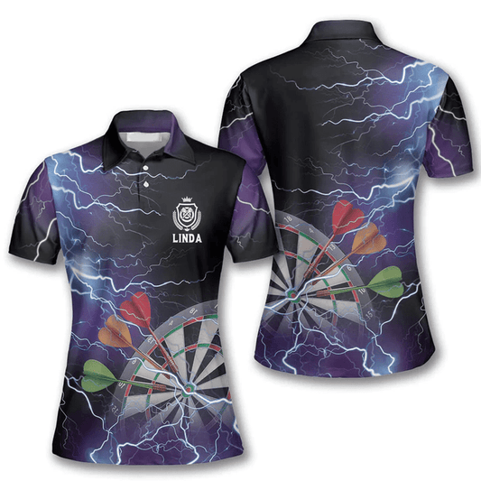 Lasfour Darts Thunder Lightning Personalized Name 3D Shirt DMA0320