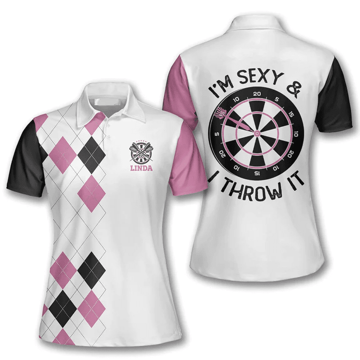 Lasfour Queen of Darts 5 Personalized Name 3D Shirt DMA0329