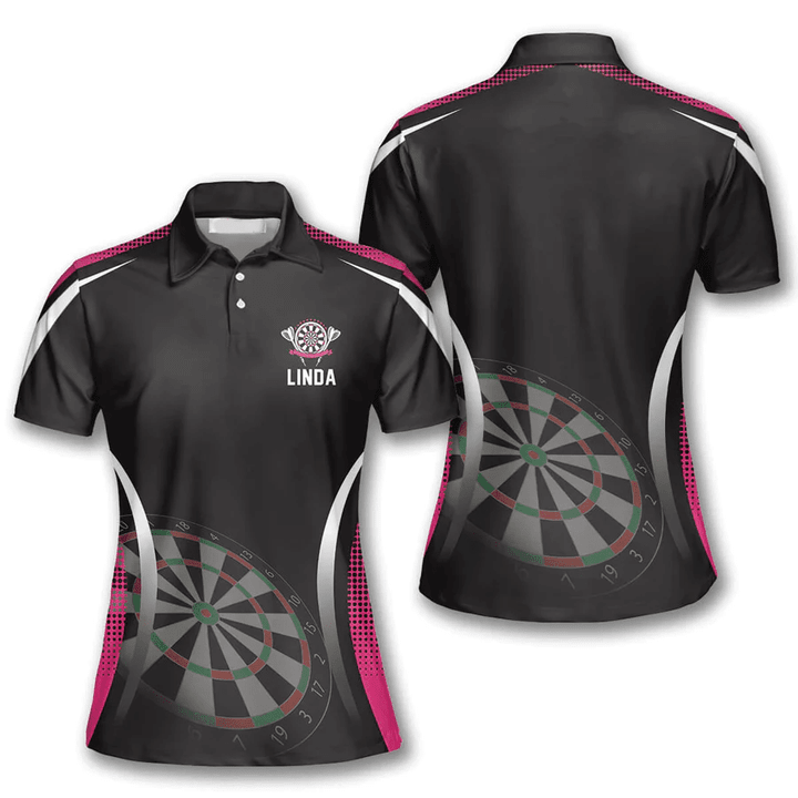 Lasfour Darts Arrow Pattern In Black 3 Personalized Name 3D Shirt DMA0325