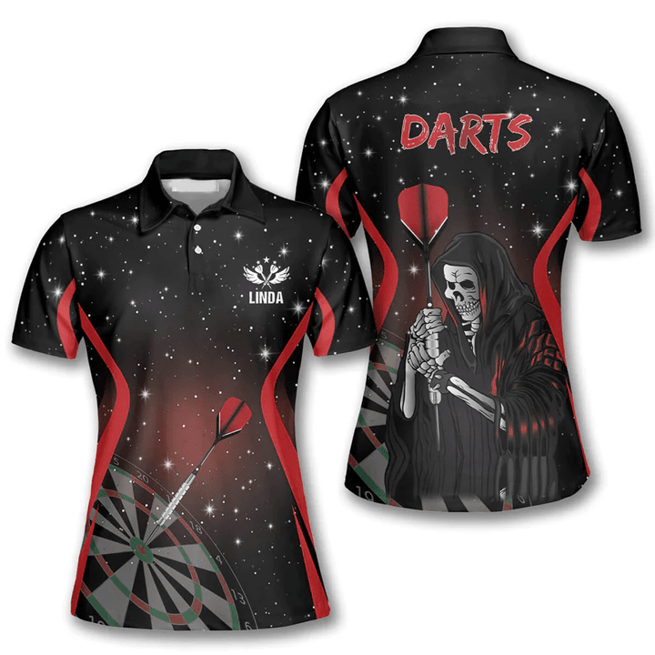Lasfour Darts Arrow Pattern In Black 4 Personalized Name 3D Shirt DMA0324