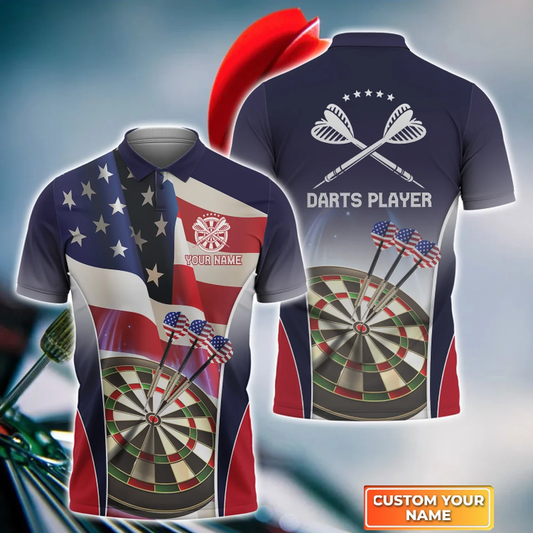Lasfour American Darts Player Personalized Name 3D Shirt DMA0262