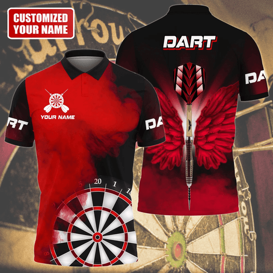Lasfour Wings Darts Personalized Name 3D Shirt DMA0260
