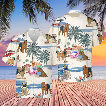 Shar Pei Summer Beach Hawaiian Shirt, Cool Aloha Hawaii Shirt For Travel Summer HO4916