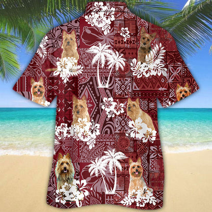 Australian Terrier Hawaiian Shirt, Dog Aloha Beach Shirt, Hawaii Shirt For Summer HO5153