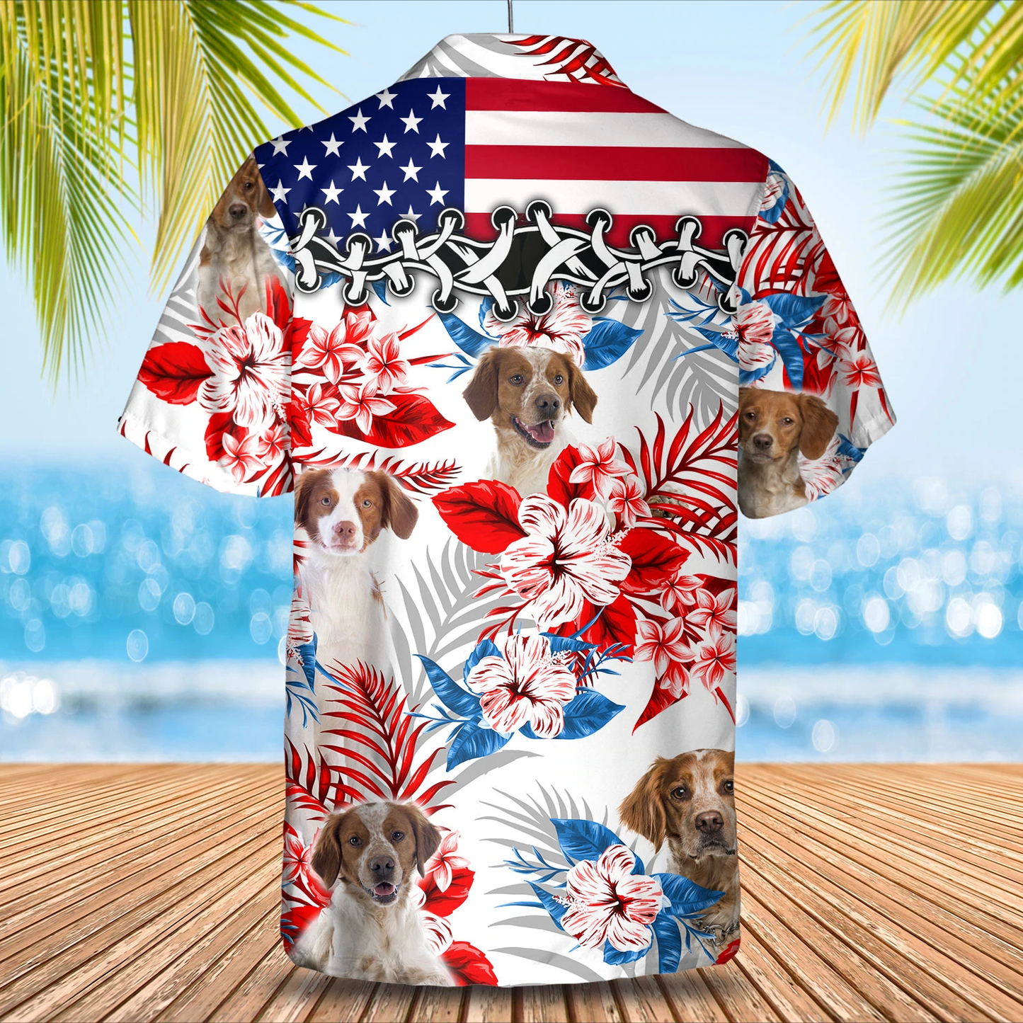 Brittany flower Hawaiian Shirt, Summer aloha shirt, Men Hawaiian shirt, Women Hawaiian shirt HO0824