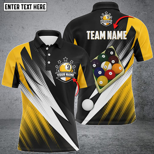 Lasfour Billiard 9 Ball Pool Personalized Name 3D Shirt BIA0576