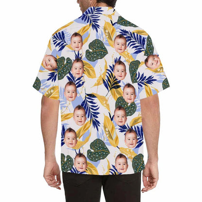Personalized Kid Hawaiian Shirt, Personalized Hawaiian Shirt for Men, floral Aloha shirt men HO2704
