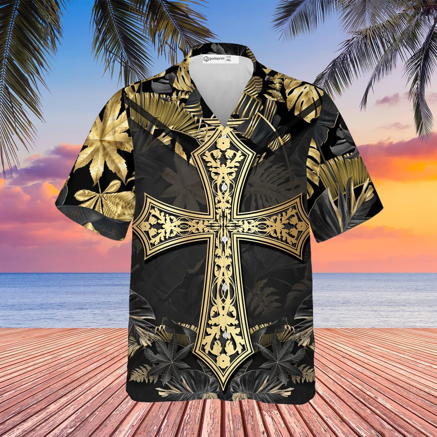 Jesus Hawaiian Shirts For Men, Jesus He Lay Down His Life For His Friends Casual Short Sleeve Jesus Shirt Men HO2939