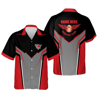 Lasfour Bowling Short Sleeve Hawaiian shirt for men and women, Summer gift for Bowling team shirt HO2721