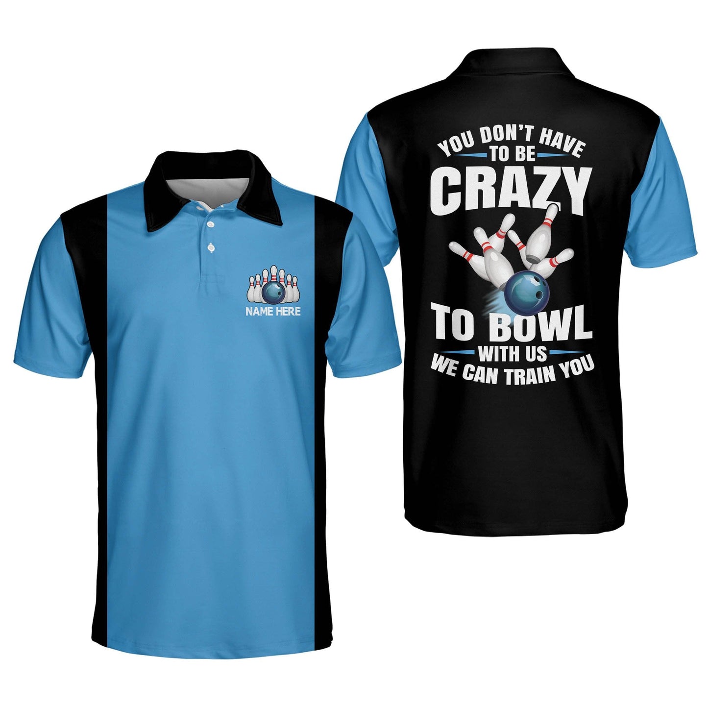 We Can Train You Bowling Shirts Retro BM0056