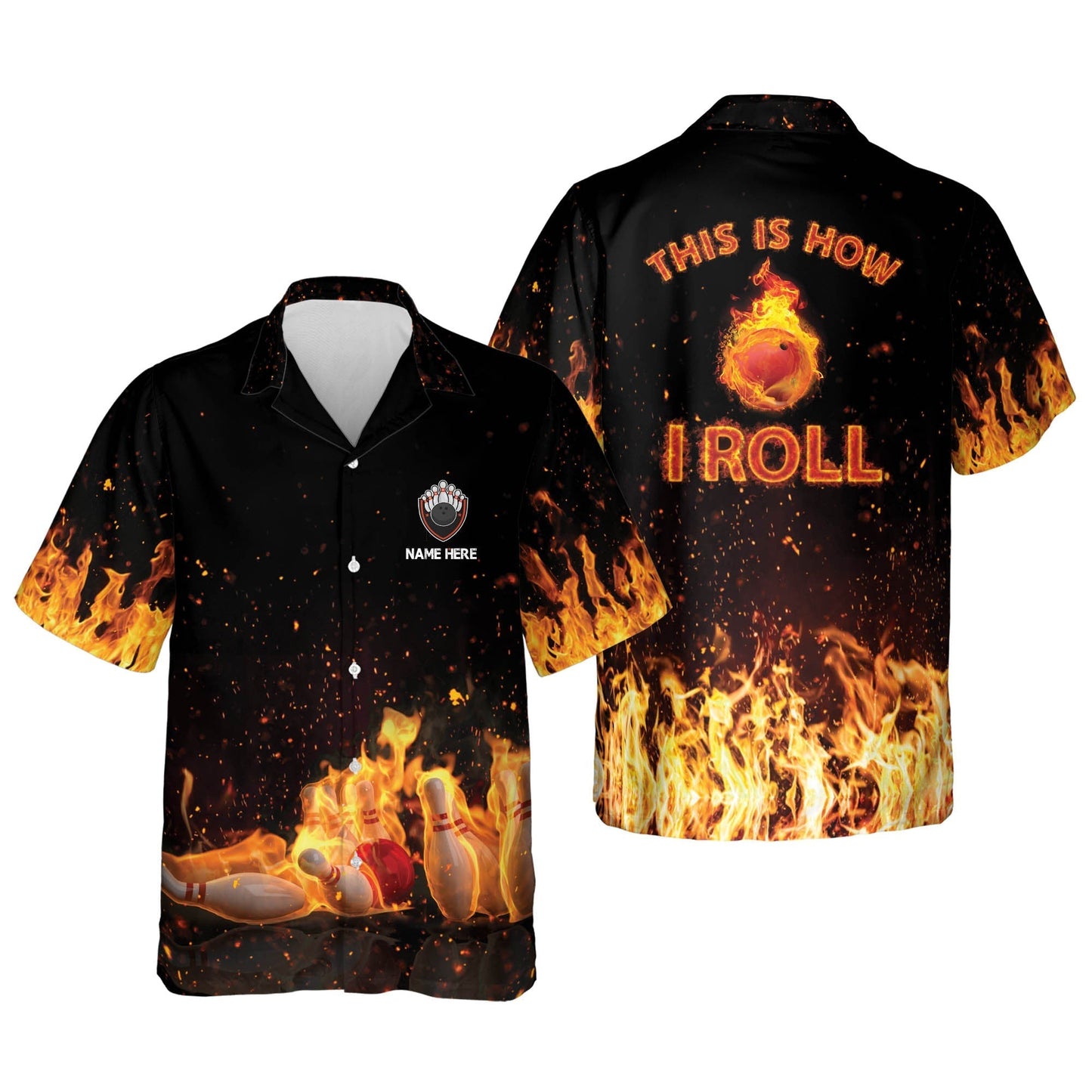 This Is How I Roll bowling Hawaiian Shirt, Bowling Team Shirt, Bowling Gift HO2741