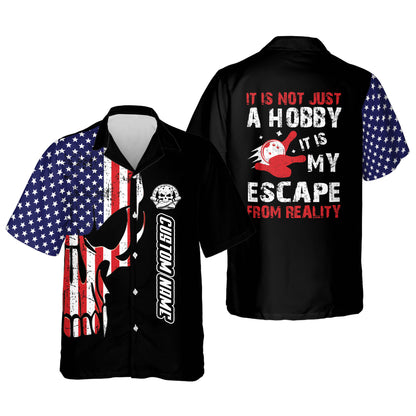 It is Not Just A Hobby It Is My Escape From Reality Crazy USA Hawaiian Shirt HB0064