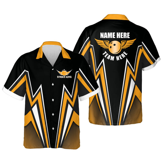Strike King Bowling Button-Down Hawaiian Shirt HB0072