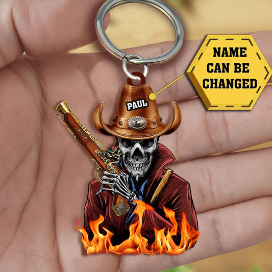 Personalized Hell Knight Name Keychain KO0362