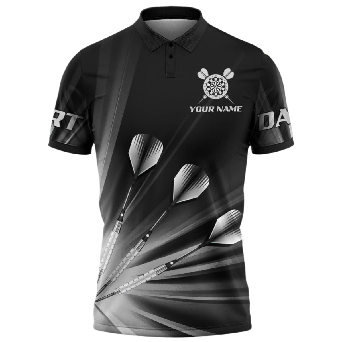 Personalized Colorful Dart Shirt Men Women Polo Shirt For Dart Team Uniform DMO0005