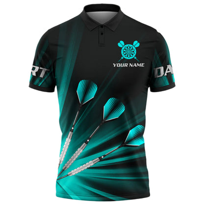 Personalized Colorful Dart Shirt Men Women Polo Shirt For Dart Team Uniform DMO0005