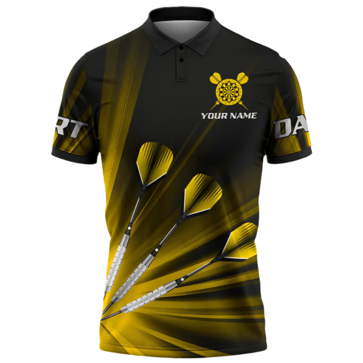 Personalized Colorful Dart Shirt Men Women Polo Shirt For Dart Team Uniform DMO0005