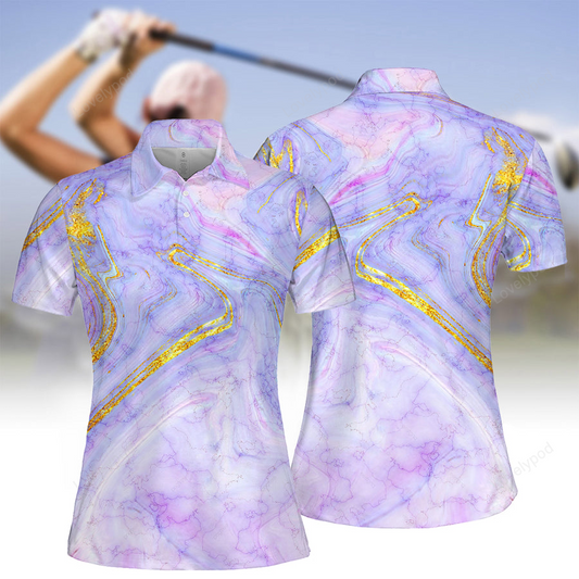 Women golf polo, golf lovers gift, women's short sleeve polo shirt GY0085