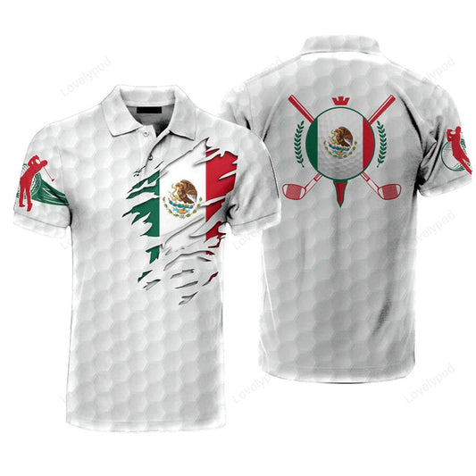 Amazing mexican golf player polo shirt for men GY0094