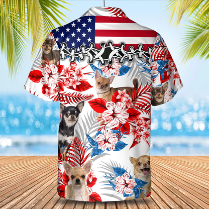 Chihuahua Hawaiian Shirt, Summer aloha shirt, Men Hawaiian shirt, Women Hawaiian shirt HO0817