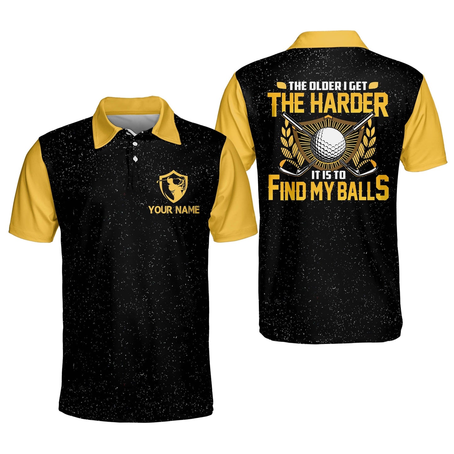 The Older I Get The Harder It Is To Find My Balls Golf Polo Shirt GM0196