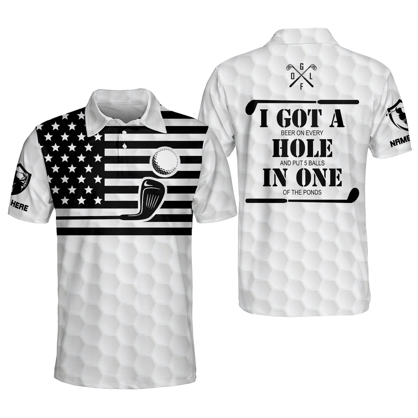 I Made A Hole In One Golf Polo Shirt GM0184