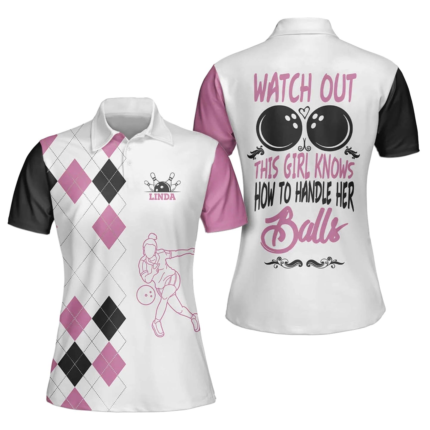 Custom Funny Women's Bowling Shirts BW0030