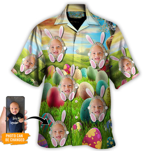 Easter This Is My Easter Shirt Bunny Cute Custom Photo - Hawaiian Shirt - Personalized Photo Gifts HO4271