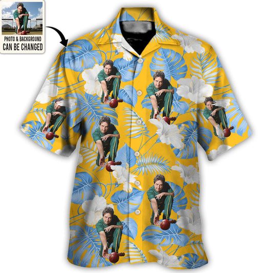 Lawn Bowling You Want Tropical Style Custom Photo - Hawaiian Shirt - Personalized Photo Gifts HO4283