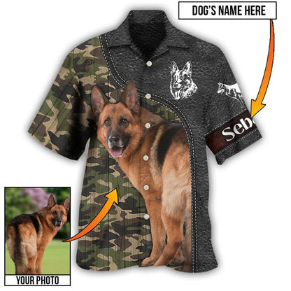 German Shepherd My Lovely Dog Custom Photo Personalized - Hawaiian Shirt, Idea Gift for Dog Lover HO4241