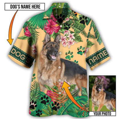 German Shepherd My Lovely Dog Custom Photo Personalized - Hawaiian Shirt, Idea Gift for Dog Lover HO4241