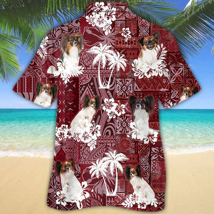 Papillon Hawaiian Shirt, Best Gift For Dog Lovers HO5230