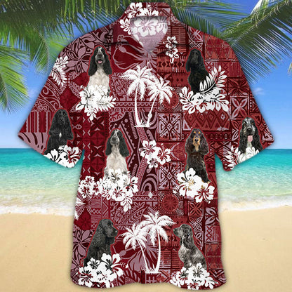 English Cocker Spaniel Hawaiian Shirt, Hawaii Aloha Beach Shirt For Men Women HO5188