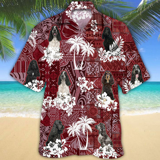 English Cocker Spaniel Hawaiian Shirt, Hawaii Aloha Beach Shirt For Men Women HO5188