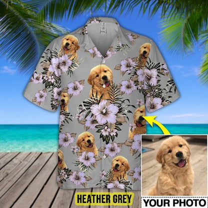 Funny Dog Custom Photo Hawaiian Shirt, Dog Hawaiian Shirt, Summer Shirt for Dog Lover HO4335
