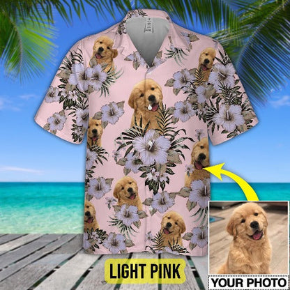 Funny Dog Custom Photo Hawaiian Shirt, Dog Hawaiian Shirt, Summer Shirt for Dog Lover HO4335