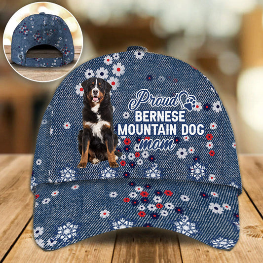 Bernese Mountain Proud Mom Classic Cap Hat, Summer Cap Hat For Dog Mom CO0613