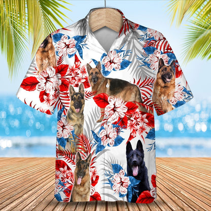 German Shepherd Hawaiian Shirt - Summer aloha shirt, Hawaiian shirt for Men and women HO0687
