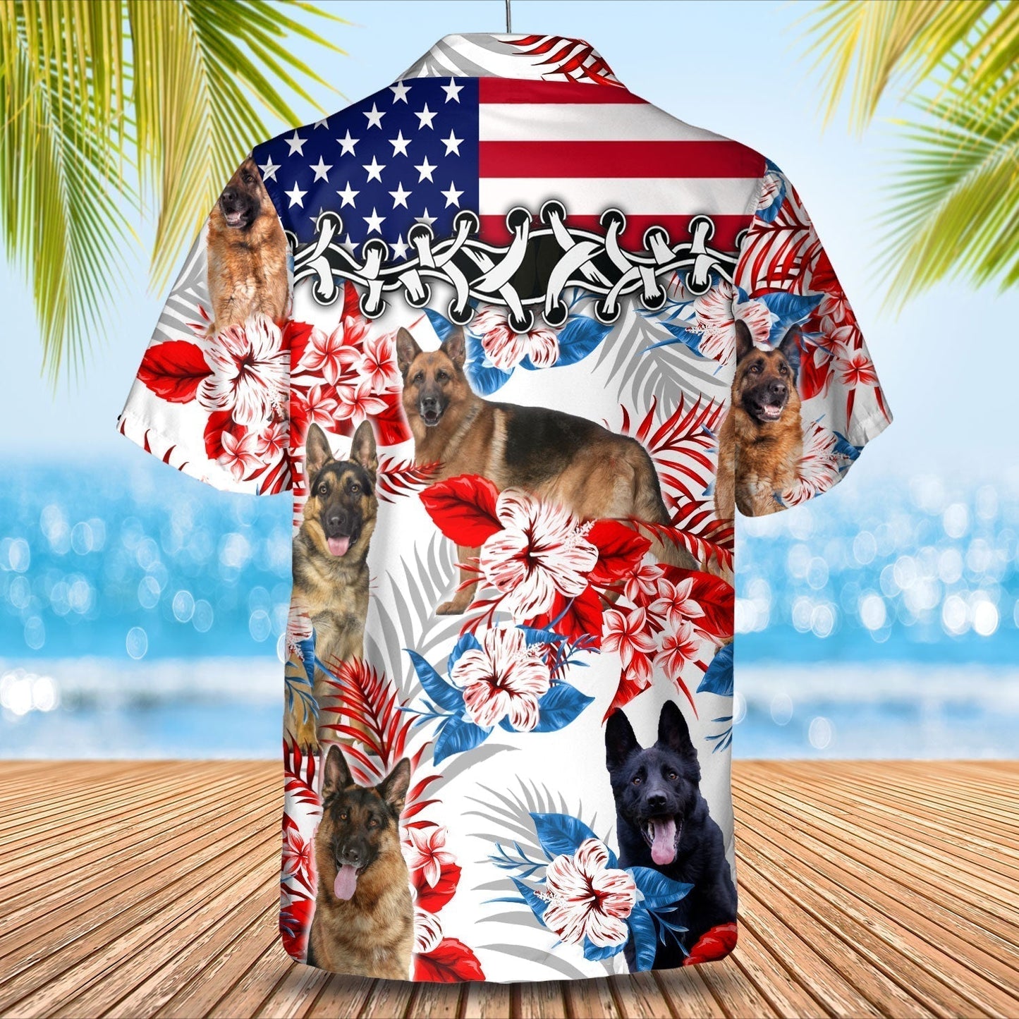 German Shepherd Hawaiian Shirt - Summer aloha shirt, Hawaiian shirt for Men and women HO0687