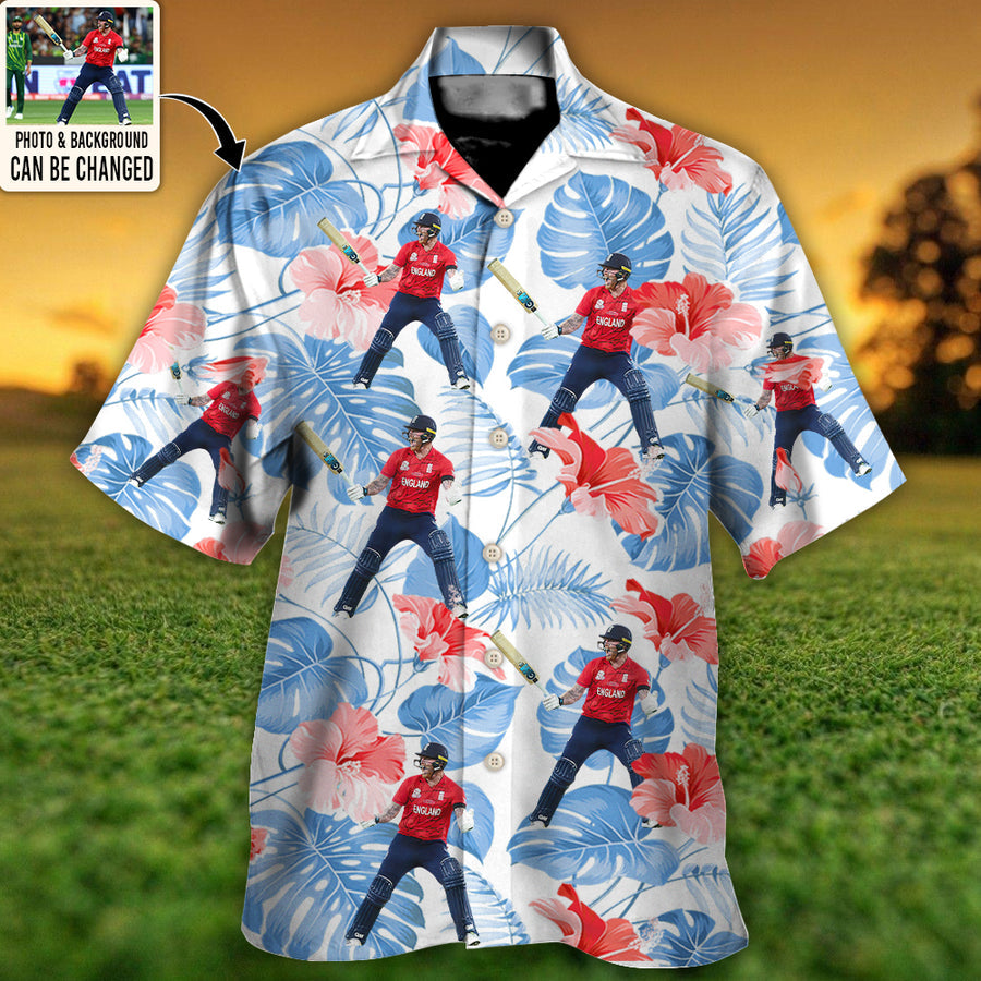 Cricket You Want Tropical Style Custom Photo - Hawaiian Shirt - Personalized Photo Gifts HO4244