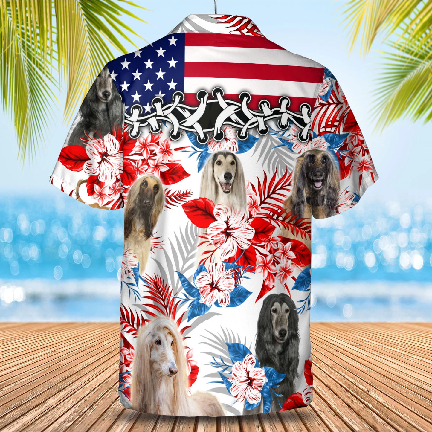 Afghan Hound Hawaiian Shirt, Summer aloha shirt, Men Hawaiian shirt, Women Hawaiian shirt HO0821