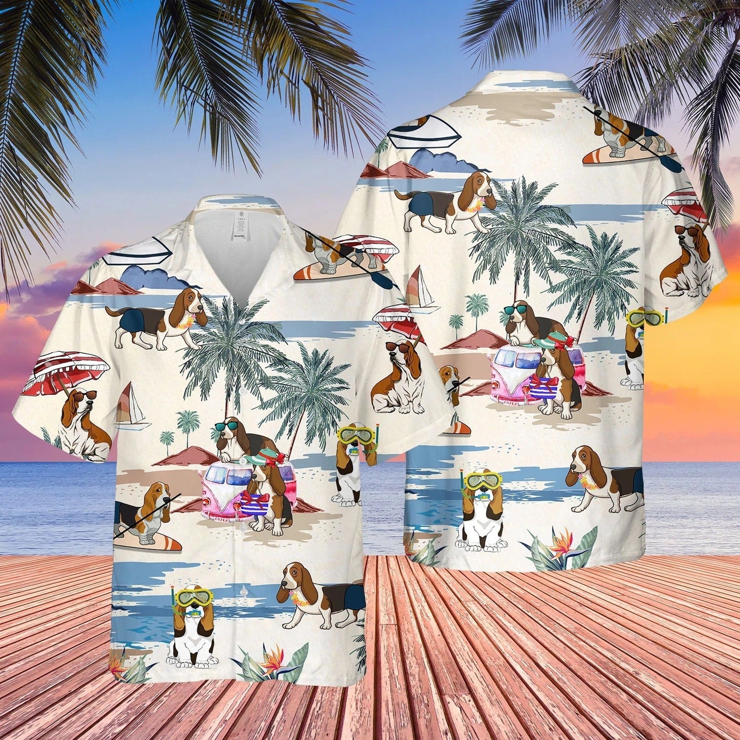 3D Full Printed Dog Summer Beach Hawaiian Shirt, Hawaii Aloha Shirt For Summer Travel, Gift To Dog Lovers, Dog Hawaii Shirt HO4899