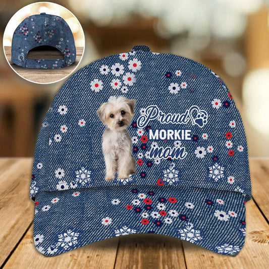 Morkie Proud Mom Classic Cap Hat, Summer Cap Hat For Dog Mom, Women Cap Hat CO0617