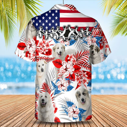 Great Pyrenees Hawaiian Shirt - Gift for Summer, Summer aloha shirt, Hawaiian shirt for Men and women HO0676