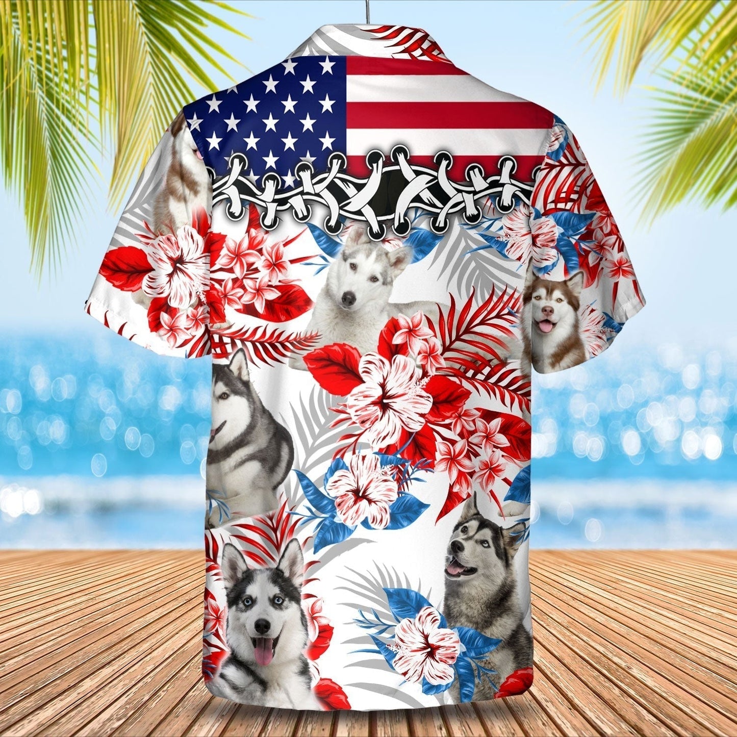 Husky Hawaiian Shirt, Aloha Beach Shirt For Dog Lover, Summer Cool Hawaii Shirts For Adult HO4938