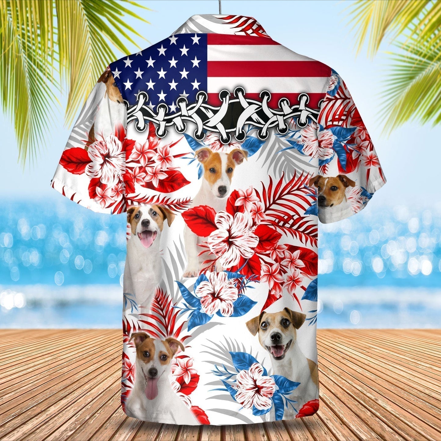 Jack Russell Terrier Hawaiian Shirt - Gift for Summer, Summer aloha shirt, Hawaiian shirt for Men and women HO0672
