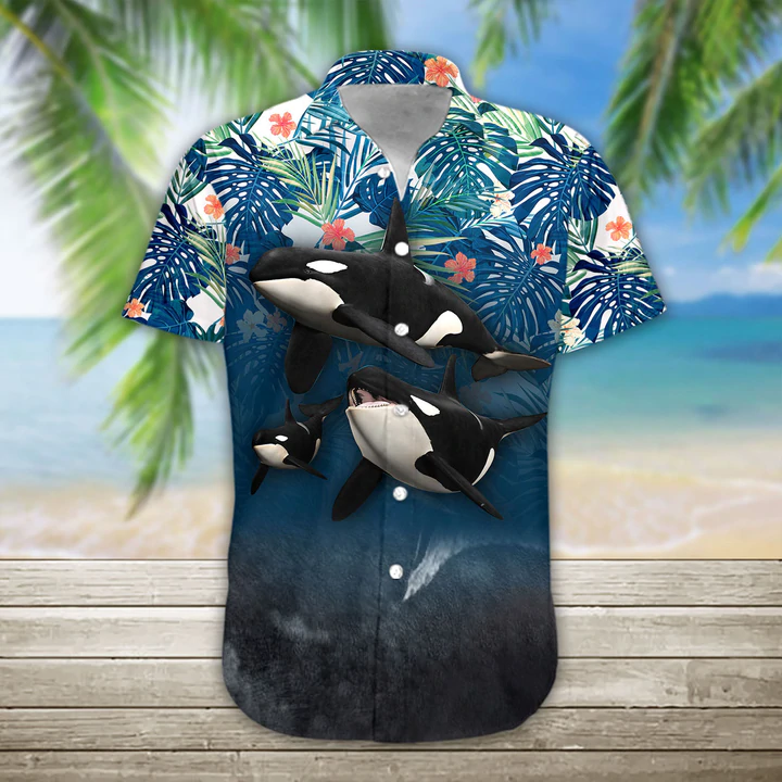 3D Summer Whale Hawaiian Shirt, Hawaiian shirt for men, women HO1108